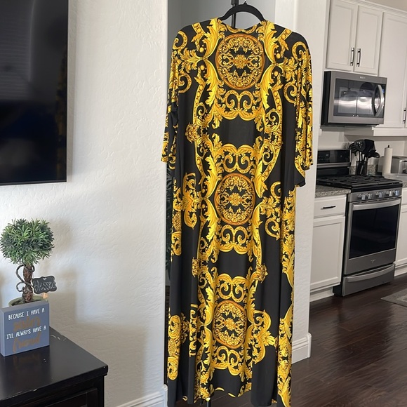 FASHION NOVA ROYALTY SUNSUIT SET Style FN 30537 Black & Gold Sz M New with tags - Picture 16 of 17